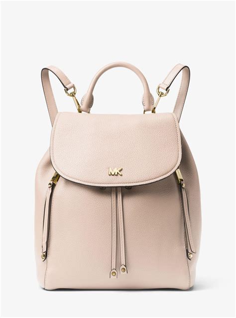 michael kors evie medium backpack|Evie Medium Leather Backpack .